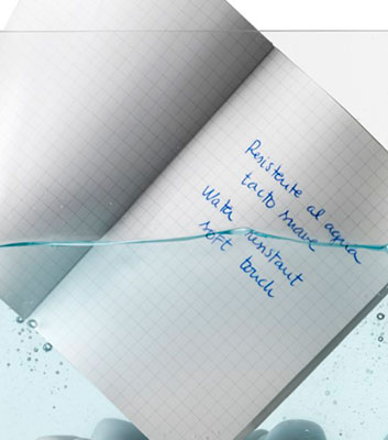 Papel de Pedra®, suave, impermeável e resistente